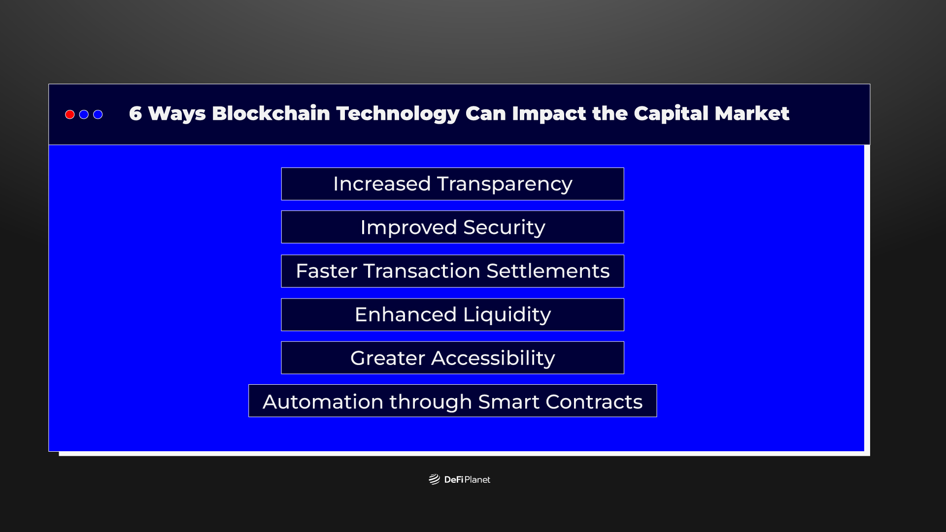 6 Ways Blockchain Technology Can Impact the Capital Market