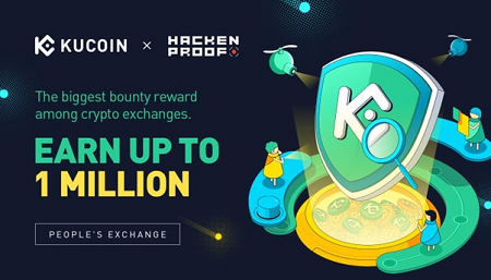 Kucoin Partners With Hacken to Introduce a Bug Bounty Program Worth $1 Million