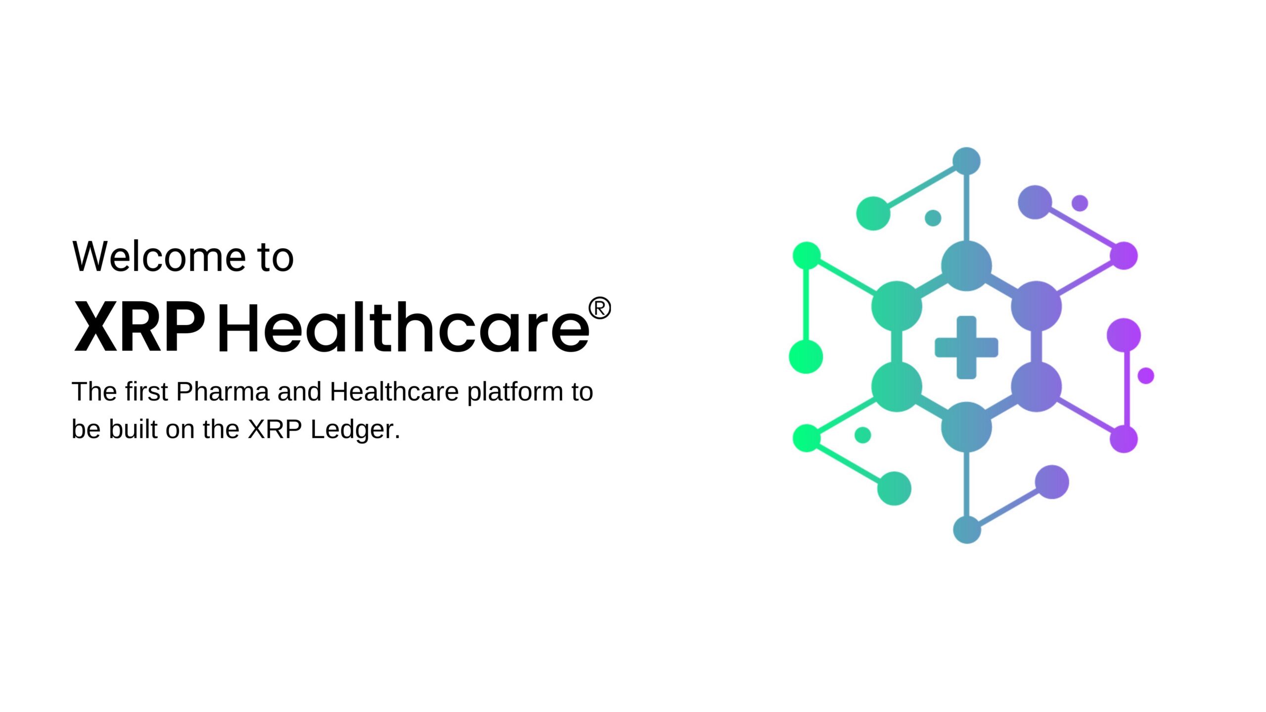 Logo of XRP Healthcare on a white background