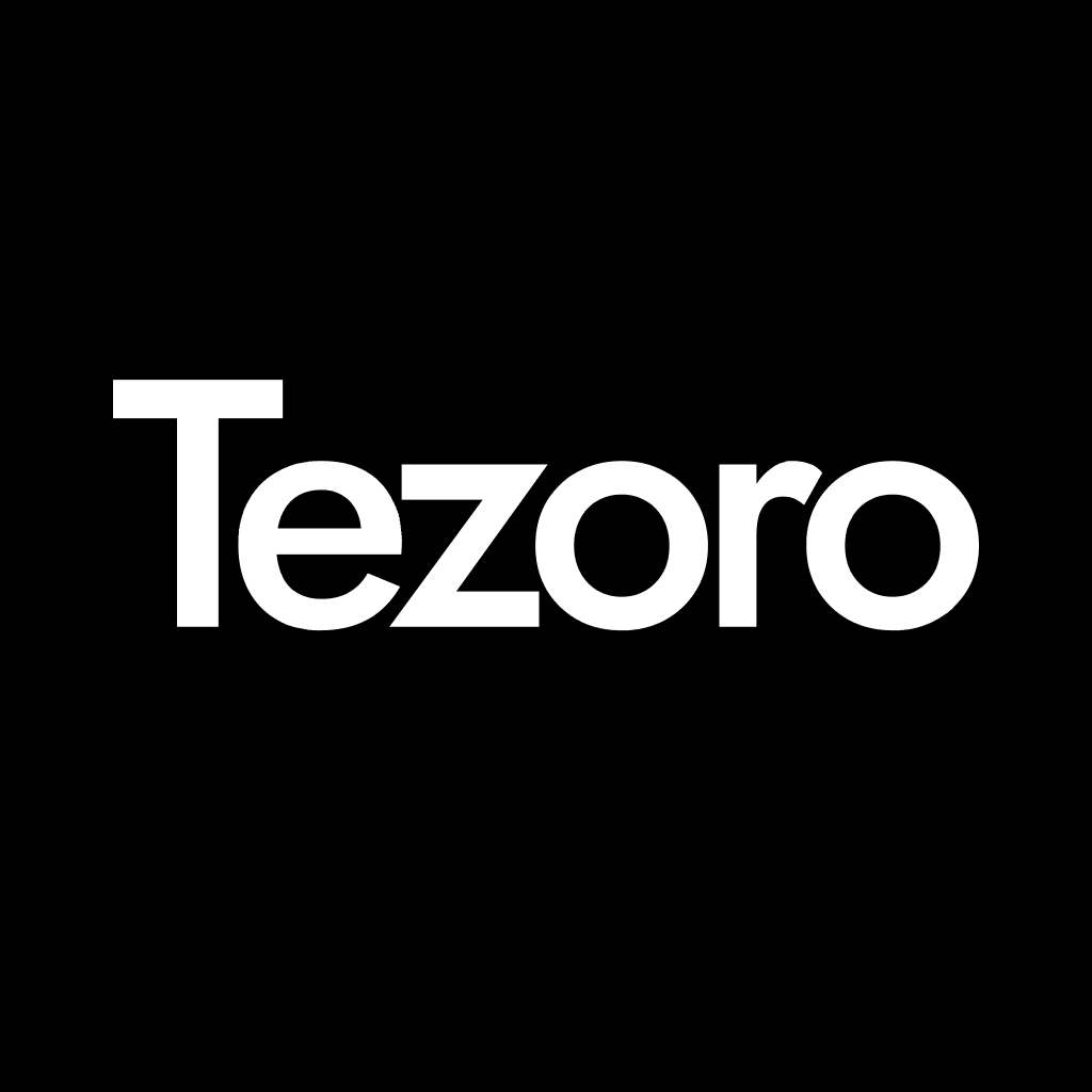 tezoro logo on black background