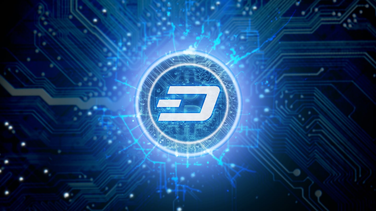 Logo of dash digital cash on DeFi Planet