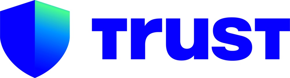 Trust Wallet Logo on DeFi Planet