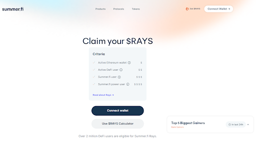 Claim Your $RAYS