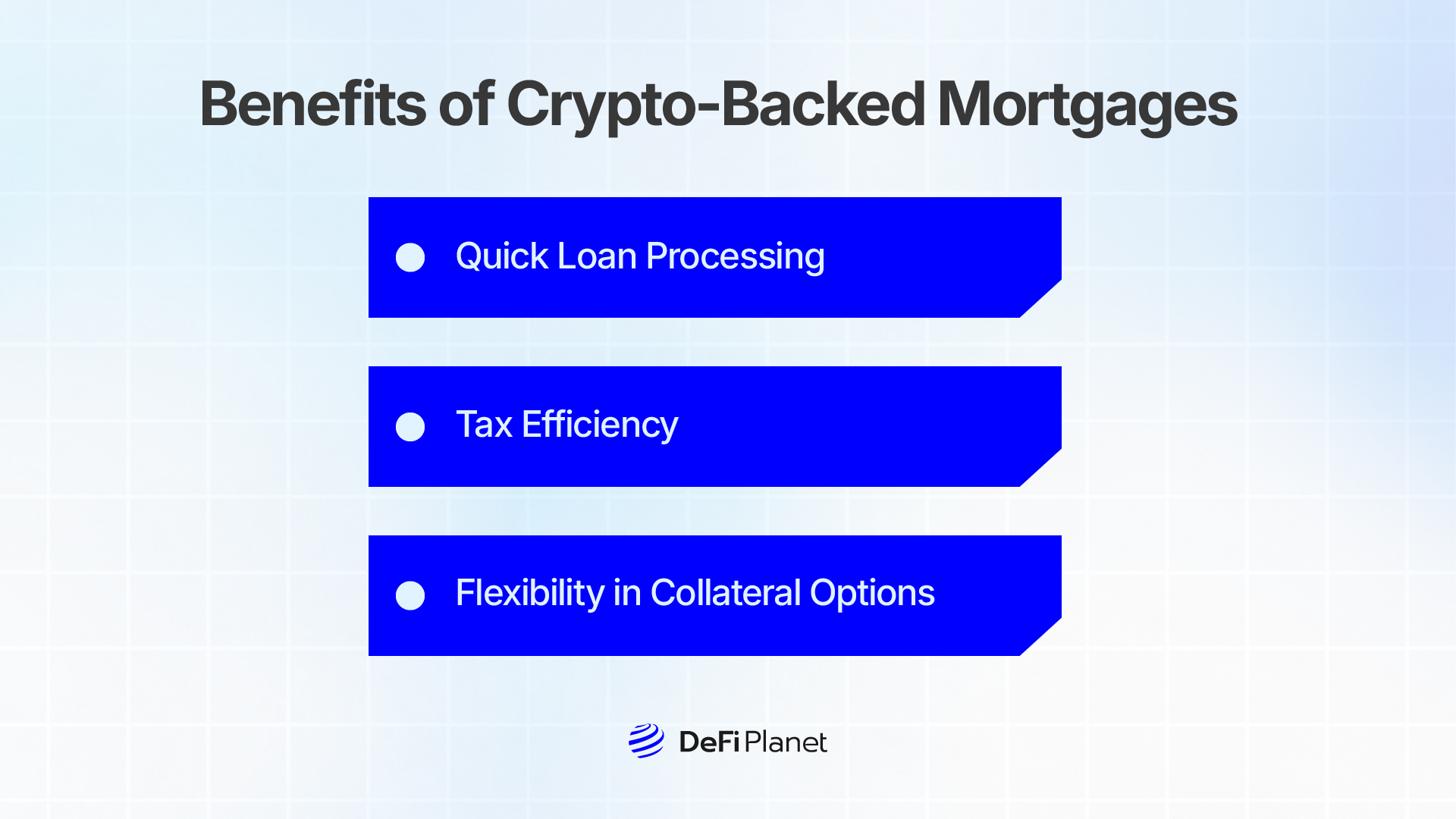 Benefits of Crypto-Backed Mortgages