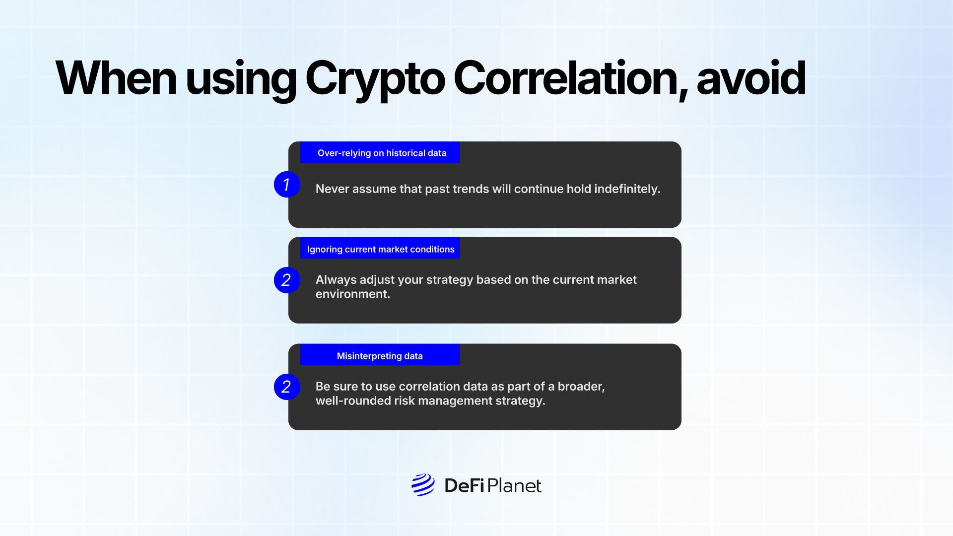 Image showing Mistakes To Avoid When Using Crypto Correlation on DeFi Planet