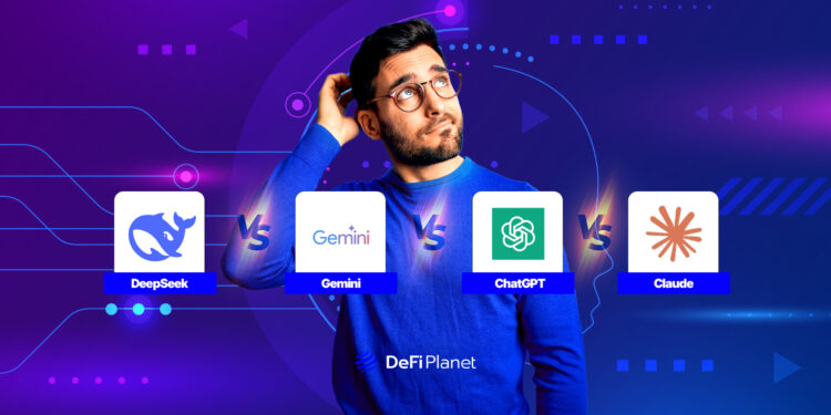 DeepSeek vs. ChatGPT vs Gemini vs Claude: Which AI Model Should Use For Your Crypto Tasks?
