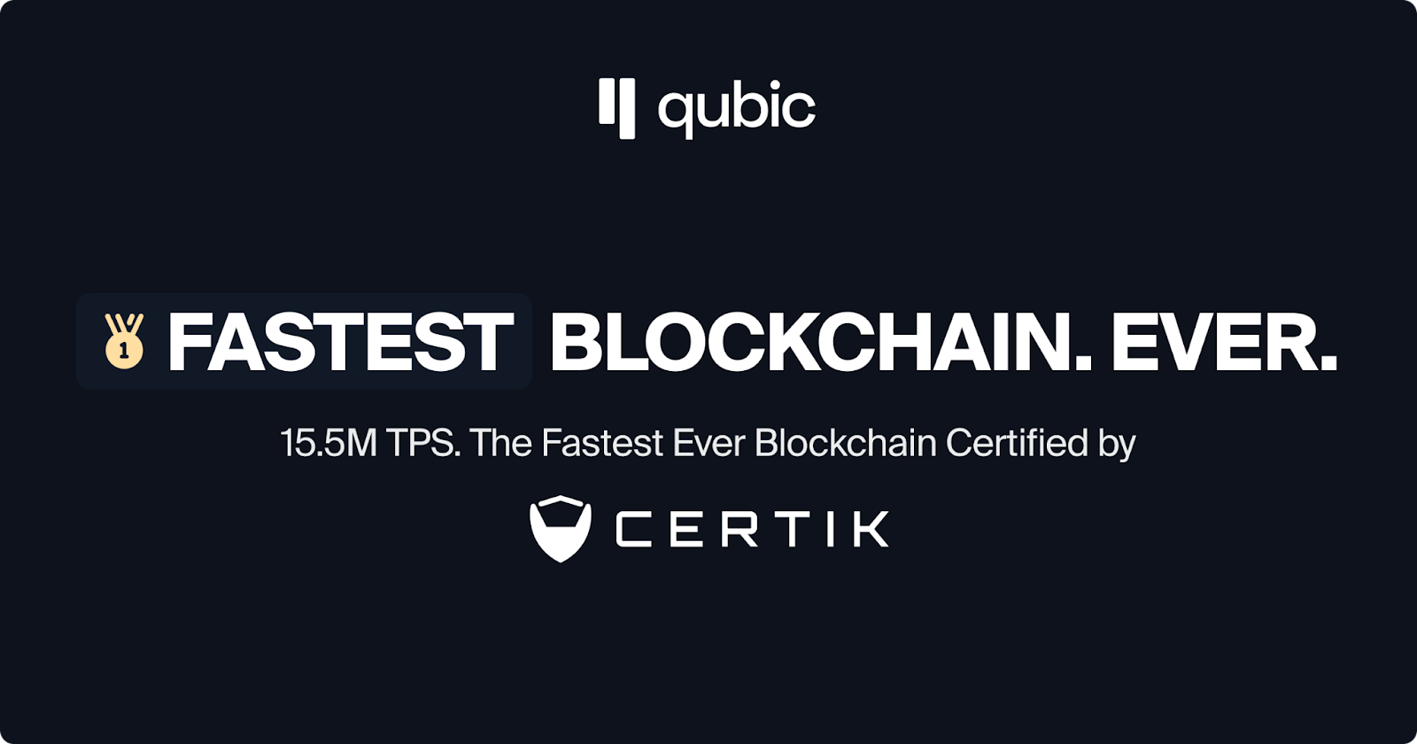 Qubic Becomes the Fastest Blockchain in History — Verified at 15.52M TPS by CertiK