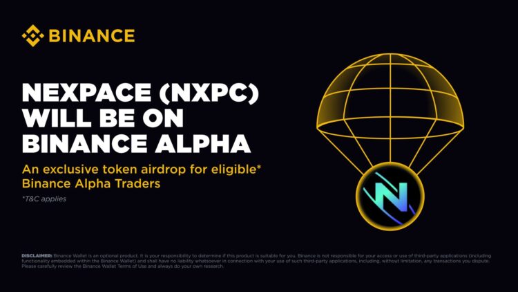 Binance to Launch NEXPACE (NXPC) Trading on Alpha and Futures