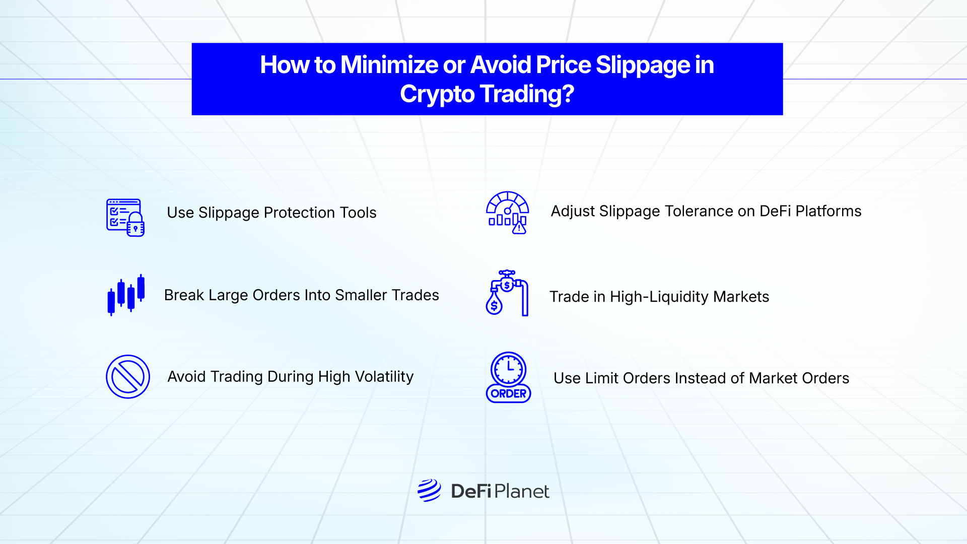 Image showing How to Minimize or Avoid Price Slippage in Crypto Trading on DeFi Planet