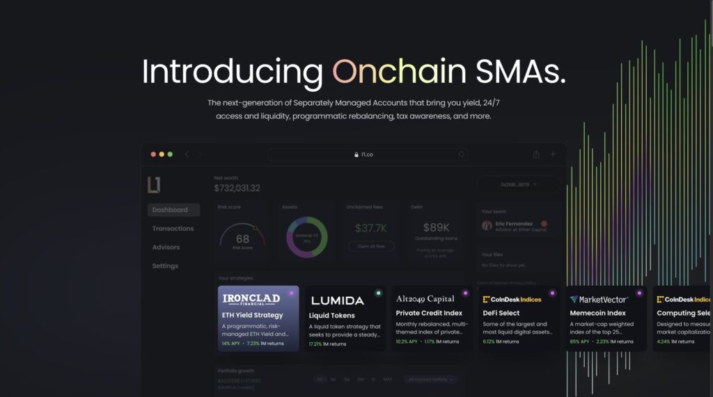 L1 Launches Onchain Hedge Fund Strategies with Fasanara, FalconX, and Bastion