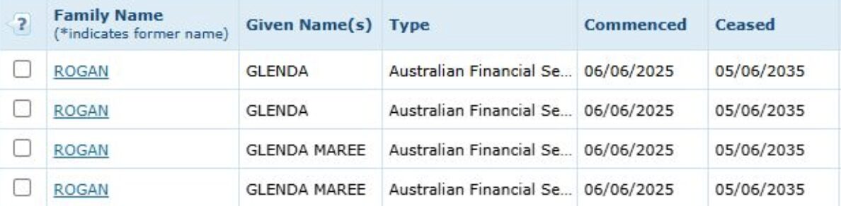 ASIC’s banned and disqualified register