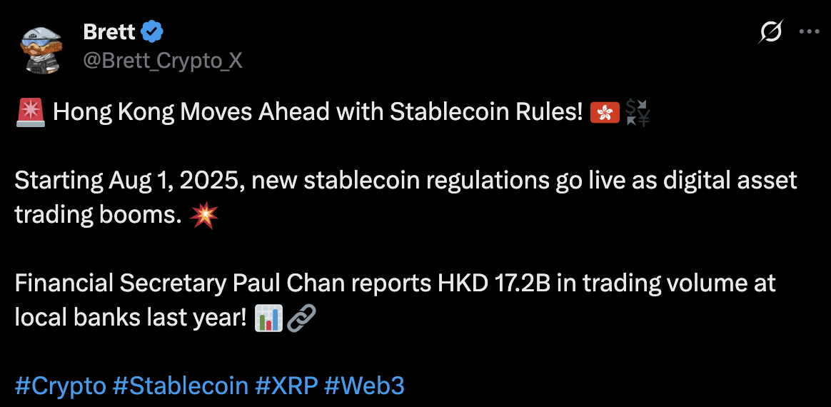 Hong Kong Fast-Tracks Stablecoin Licensing.