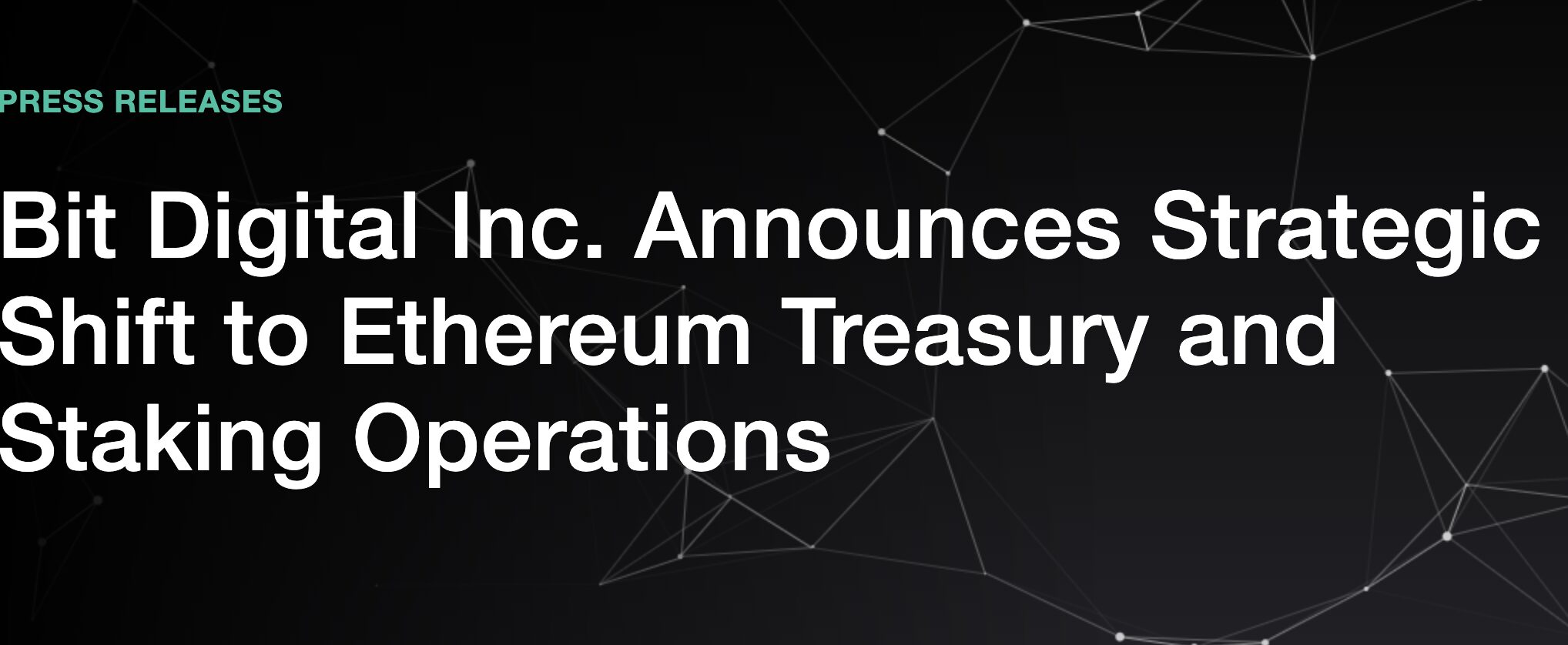 Bit Digital announcement
