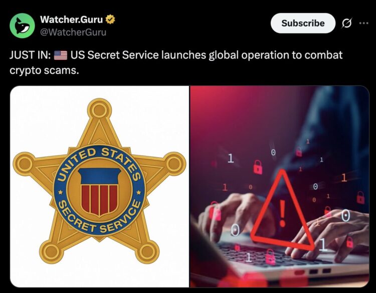 U.S. Secret Service Leads Global Fight Against Crypto Scams, Recovers $400 Million and Trains 60 Nations