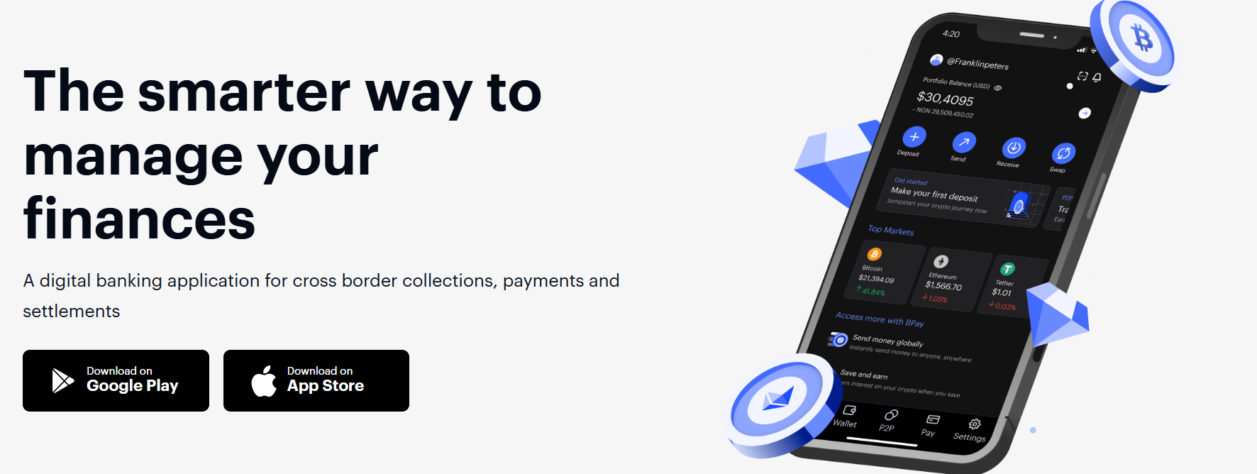 Boundlesspay website interface.