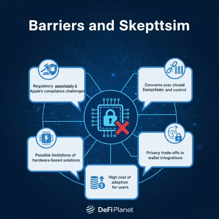 Image showing the Barriers and Skepticism in Apple's crypto security push on DeFi Planet