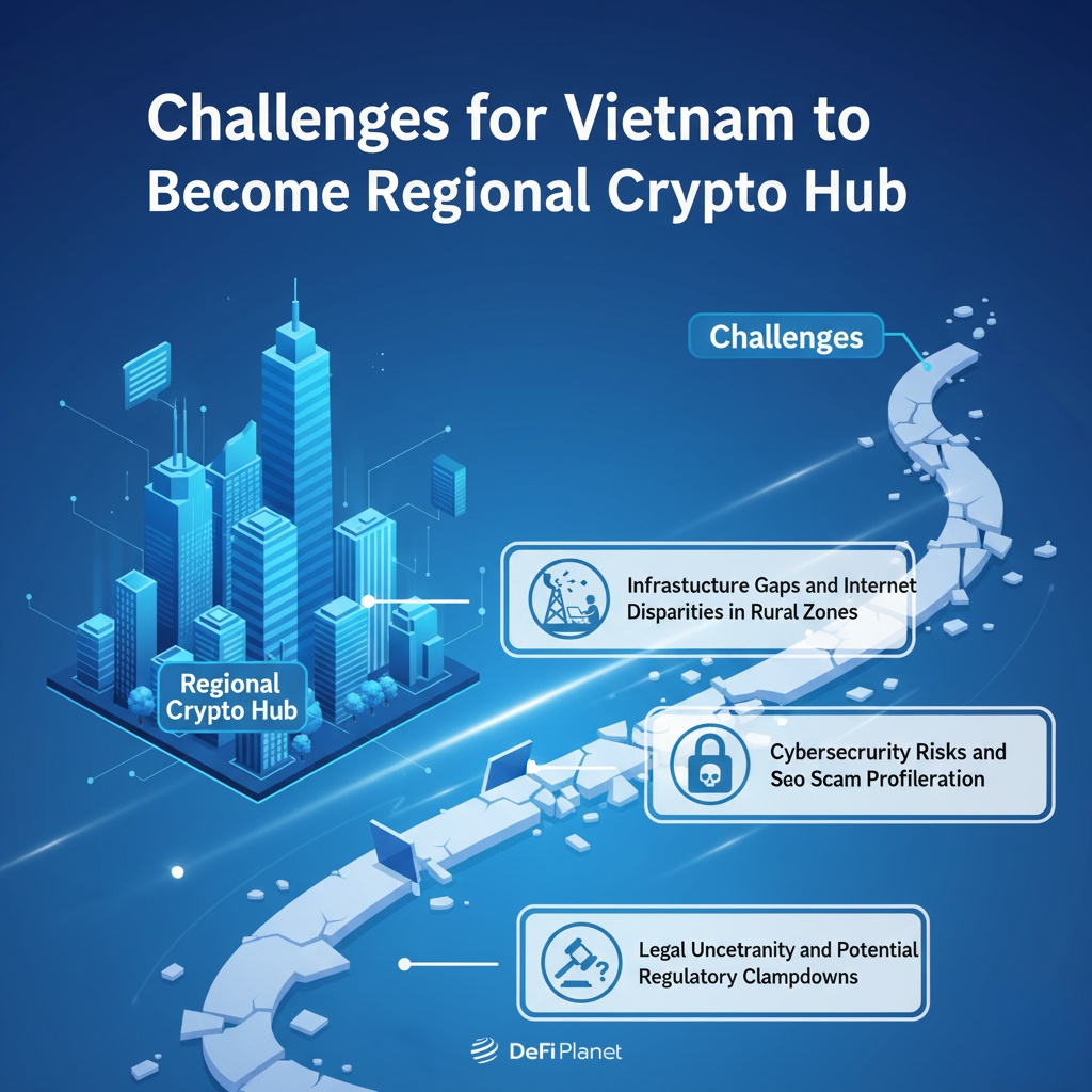 Image showing the Challenges for Vietnam to Become a Regional Crypto Hub on DeFi Planet