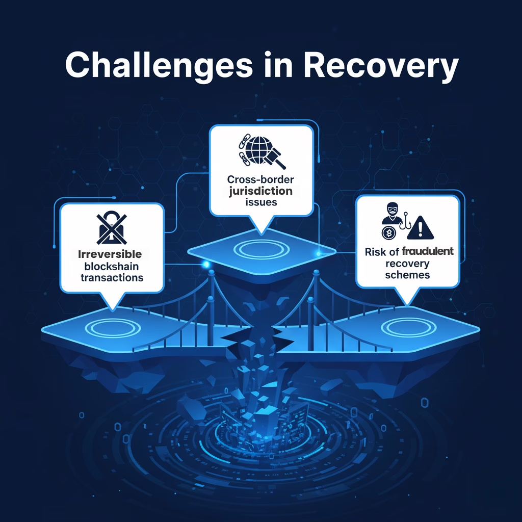 Image showing the Challenges in Recovery on DeFi Planet