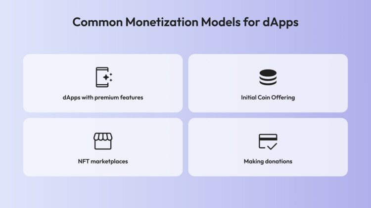 Common Monetization Models for dApps