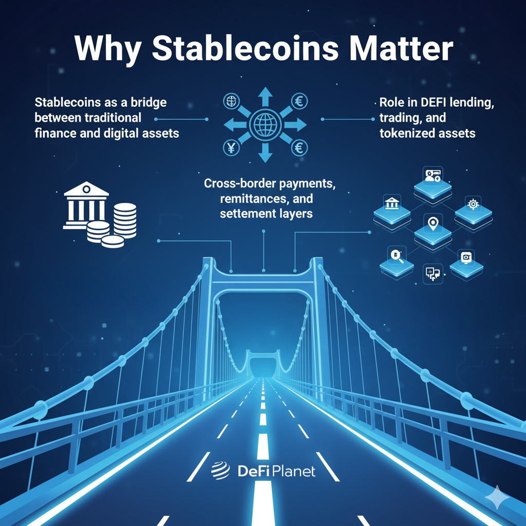 Image showing Why Stablecoins Matter on DeFi Planet