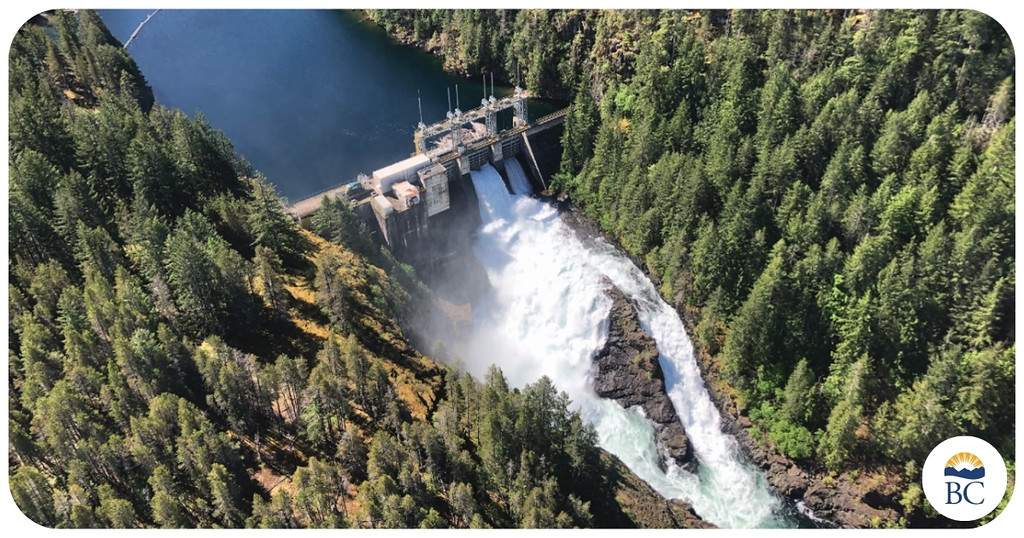 Hydro power center in British Columbia.