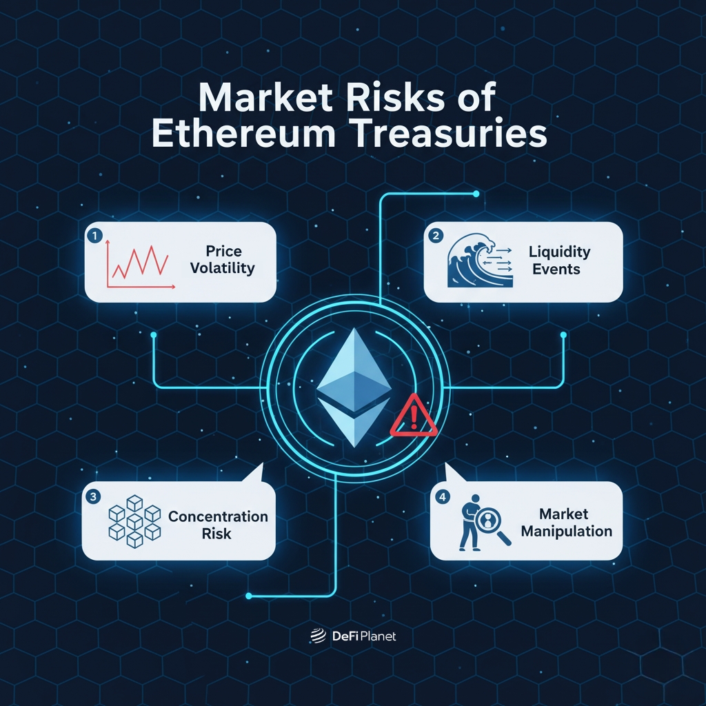 Image showing the Market risks of Ethereum treasuries on DeFi Planet