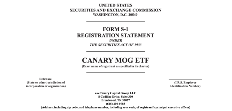 Canary Capital Files for First-Ever Mog Coin ETF, Sending Memecoin’s Price Soaring
