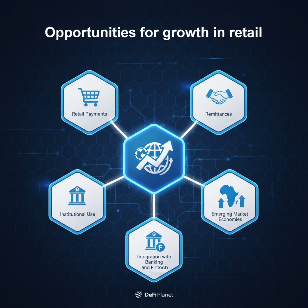 Image showing the Opportunities for growth in retail - on DeFi Planet