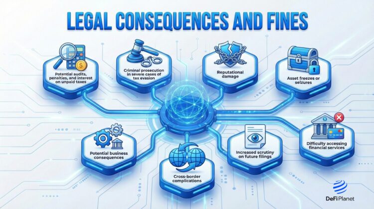 The Consequences of Not Paying Taxes on Crypto