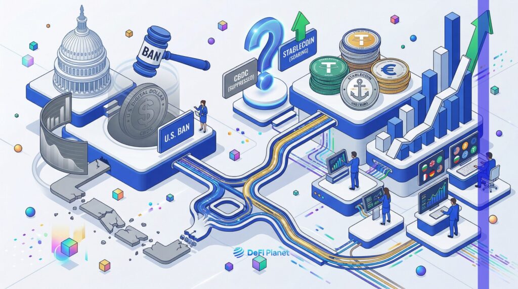 Could a Permanent U.S. Ban on CBDCs Strengthen the Case for Stablecoins?