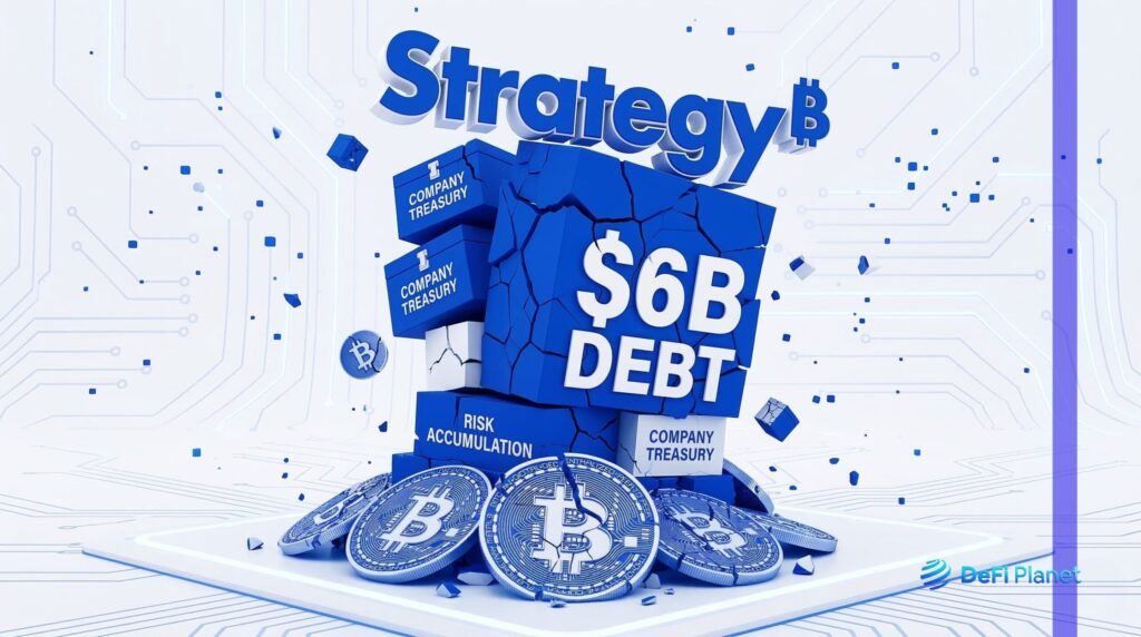 How Strategy’s $6B Debt Plan Shows the Risks of Holding Bitcoin in Company Treasuries