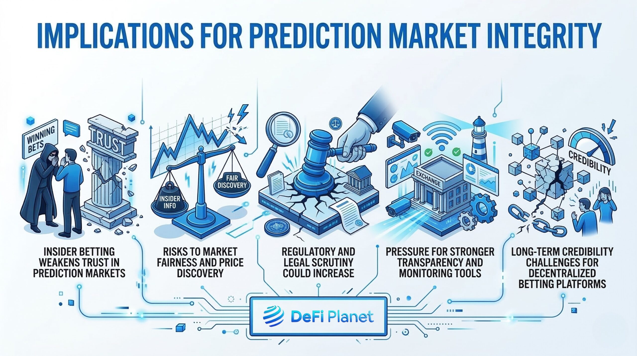 Image showing the Implications for Prediction Market Integrity - on DeFi Planet