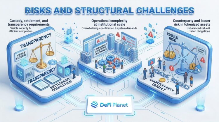 Image showing the Risks and Structural Challenges - on DeFi Planet