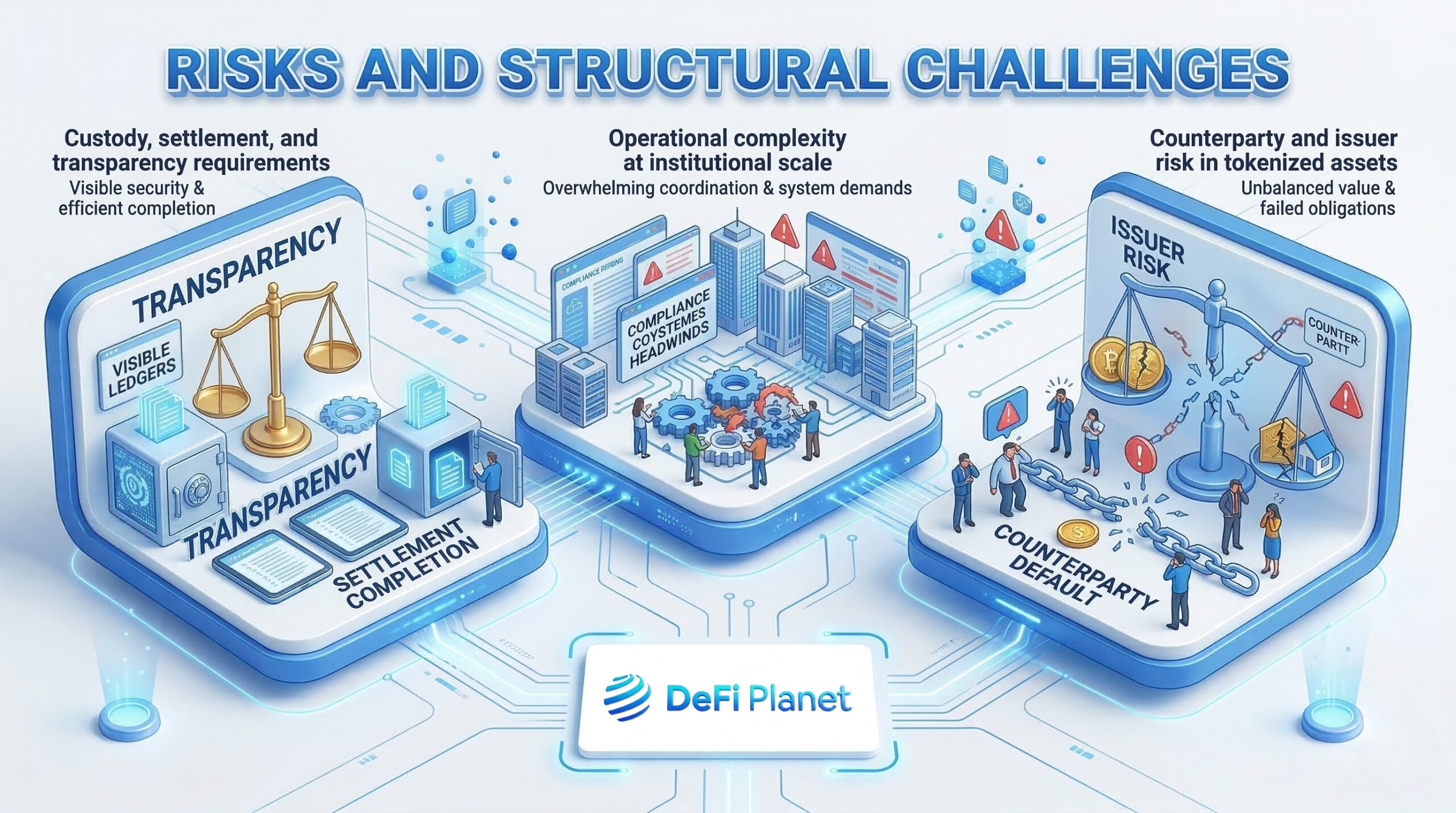 Image showing the Risks and Structural Challenges - on DeFi Planet