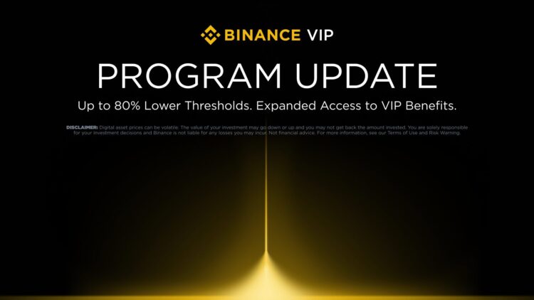 Binance Updates VIP Program to Reward High-Value Crypto Users Earlier