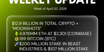 Bitmine Immersion Technologies (BMNR) Announces ETH Holdings Reach 4.976 Million Tokens, and Total Crypto and Total Cash Holdings of $12.9 Billion