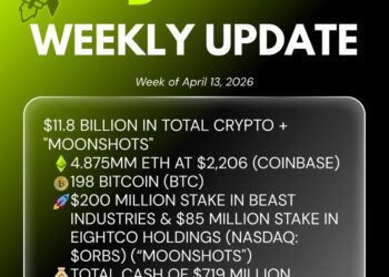 Bitmine Immersion Technologies (BMNR) Announces ETH Holdings Reach 4.875 Million Tokens, and Total Crypto and Total Cash Holdings of $11.8 Billion