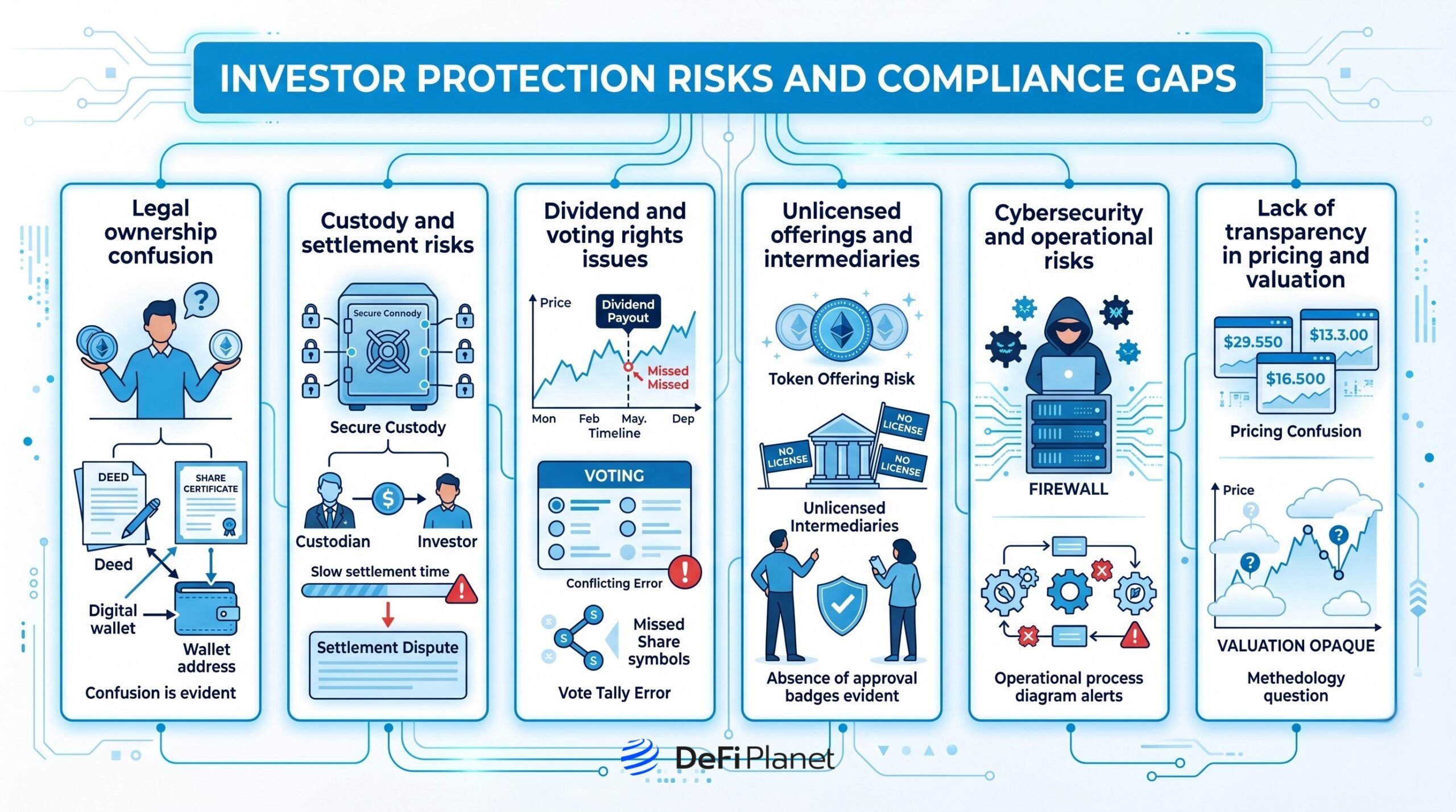 Image showing the Investor Protection Risks and Compliance Gaps - DeFi Planet
