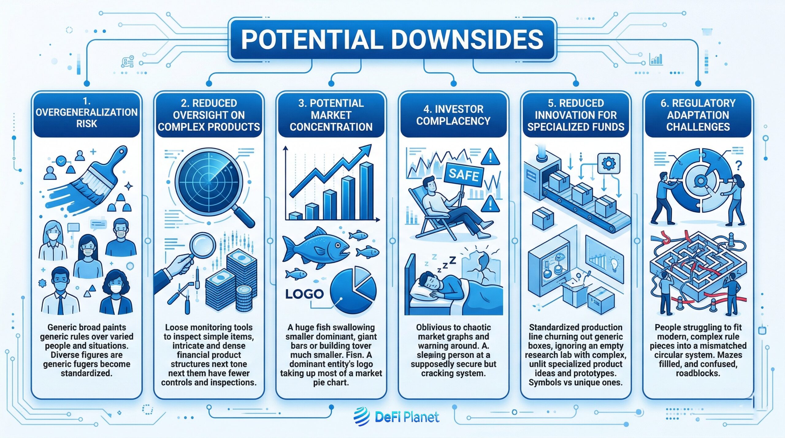 Image showing the Potential Downsides - on DeFi Planet