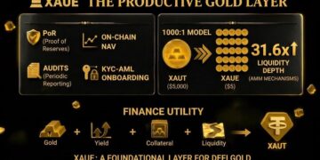 Aurise Foundation Launches XAUE, Unlocking Yield for RWA Gold