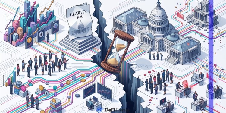 CLARITY Act Stalls in Congress as Crypto Industry and Banks Clash Over Digital Asset Rules