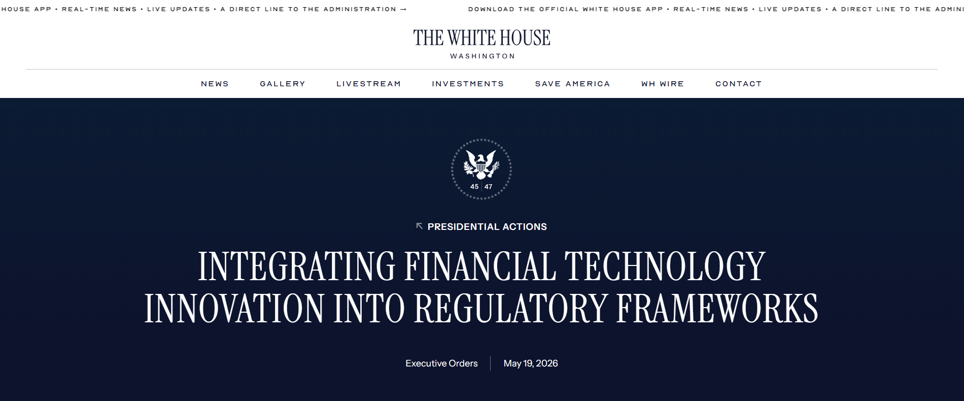 Trump Pushes Fed to Review Payment