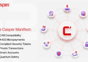 Casper Network Publishes the Casper Manifest, a Multi-Year Roadmap to Power Regulated Real-World Assets and the Machine Economy