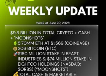 Bitmine Immersion Technologies (BMNR) Announces ETH Holdings Reach 5.70 Million Tokens, and Total Crypto and Total Cash Holdings of $9.8 Billion