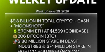 Bitmine Immersion Technologies (BMNR) Announces ETH Holdings Reach 5.70 Million Tokens, and Total Crypto and Total Cash Holdings of $9.8 Billion