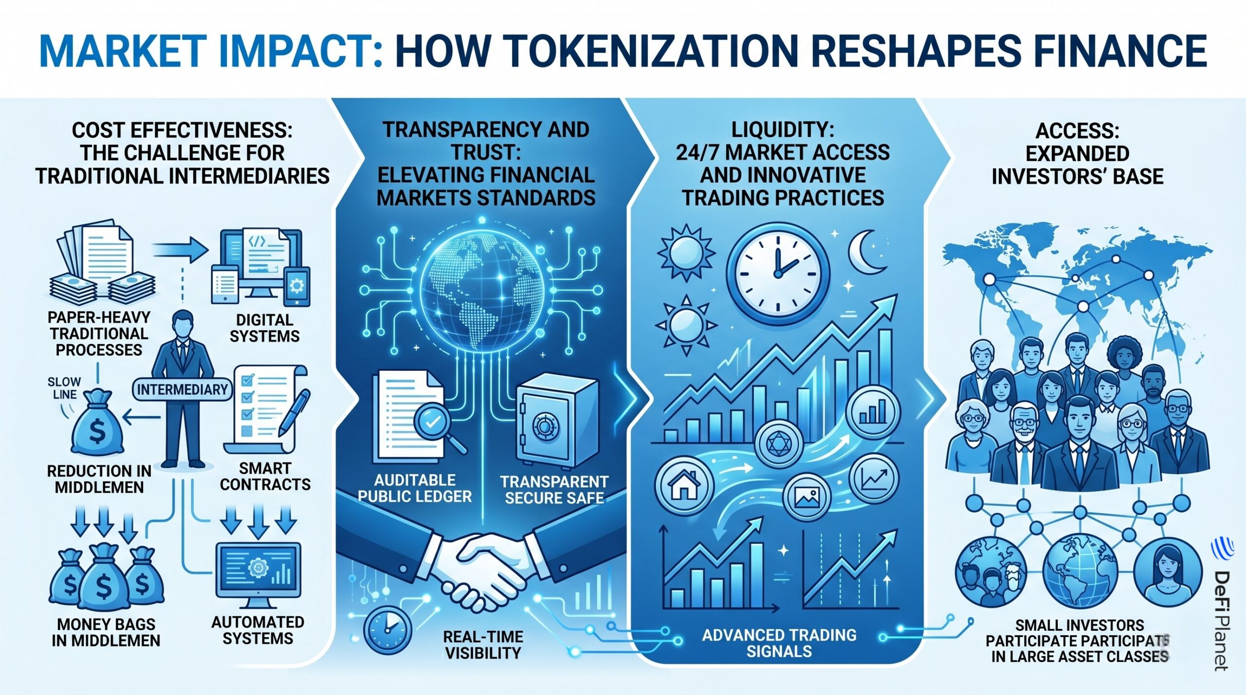 Image showing How Tokenization Reshapes Finance - DeFi Planet