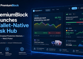 PremiumBlock Launches Non-Custodial Risk Hub for User-Created Prediction Markets, Perps and Web3 Poker