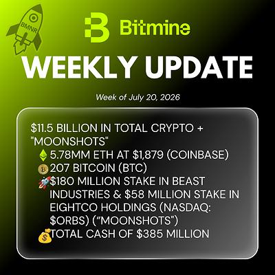 Bitmine Weekly Update