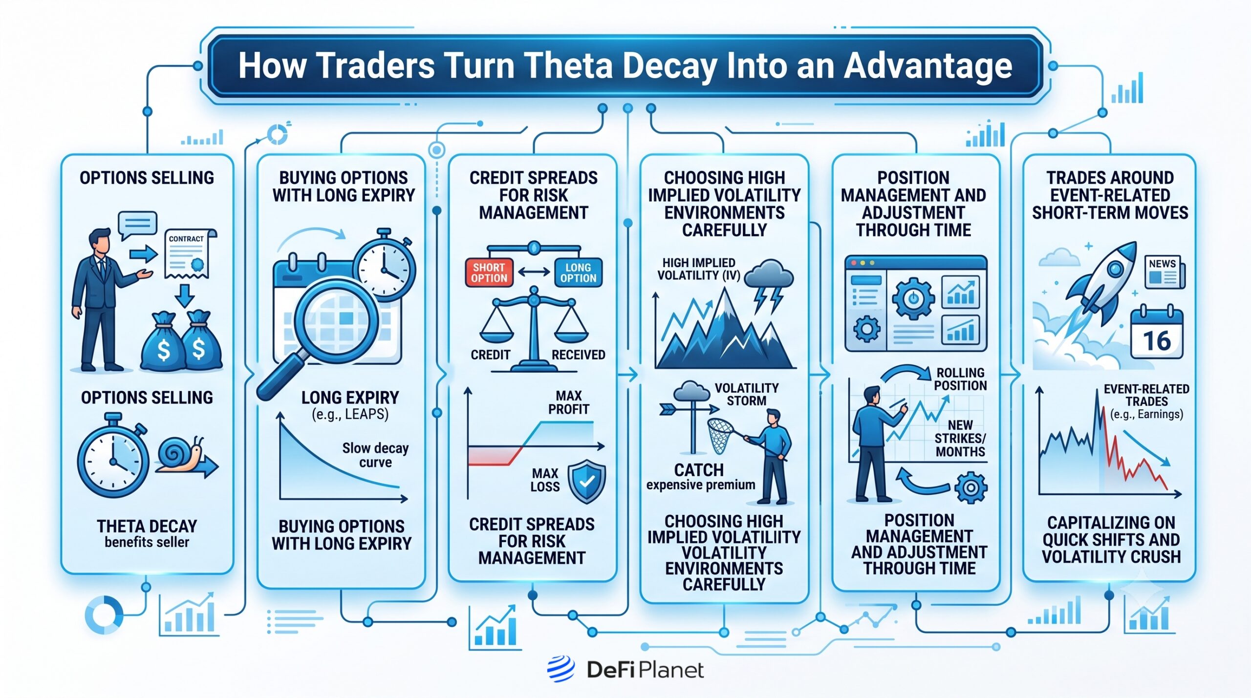 Image showing How Traders Turn Theta Decay Into an Advantage - DeFi Planet