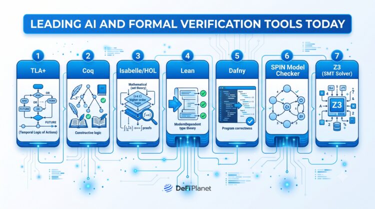 Image showing the Leading AI and formal verification tools today - DeFi Planet